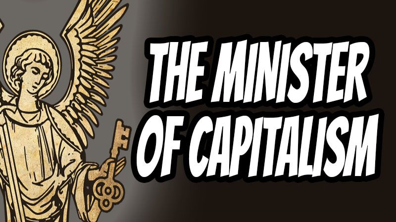 the minister of capitalism logo