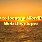 How to locate a WordPress Web Developer