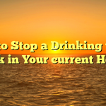 How to Stop a Drinking water Leak in Your current Home